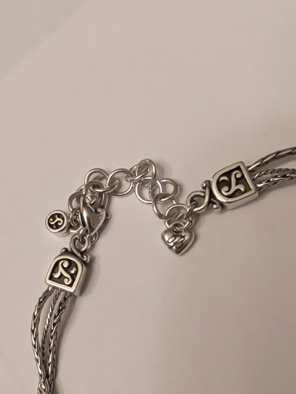 Brighton Two-Tone Heart Pendant Necklace - Gold & Silver - Picture 3 of 8